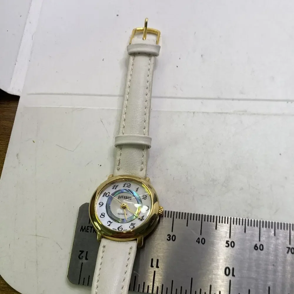 Gitano Vintage Womens Abalone Watch New Battery